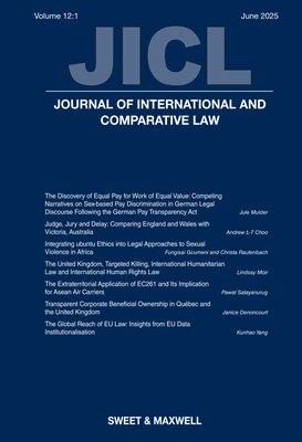 Journal of International and Comparative Law